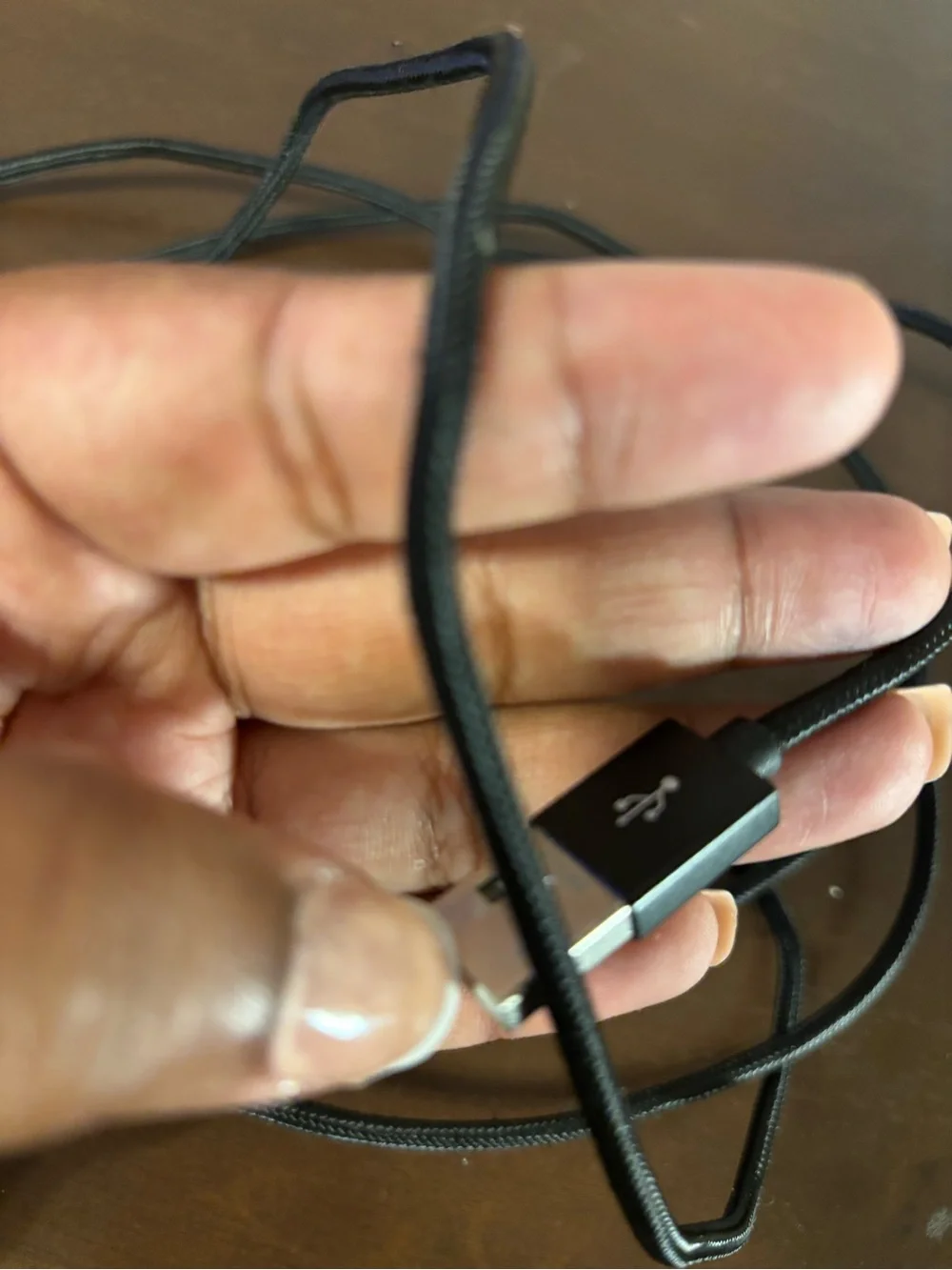 Skechers Braided Lightning Charging Cable USB-A to iPhone iPad - untested